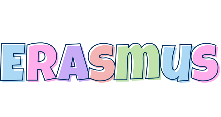 Erasmus pastel logo