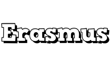 Erasmus snowing logo