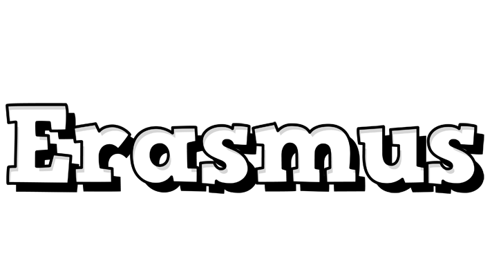 Erasmus snowing logo