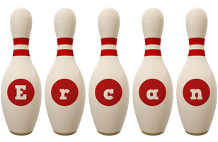 Ercan bowling-pin logo