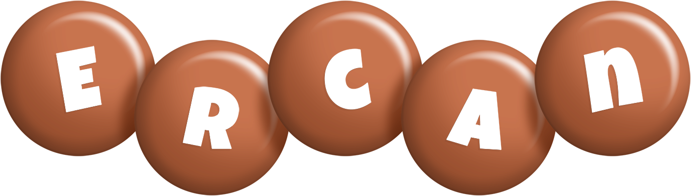 Ercan candy-brown logo