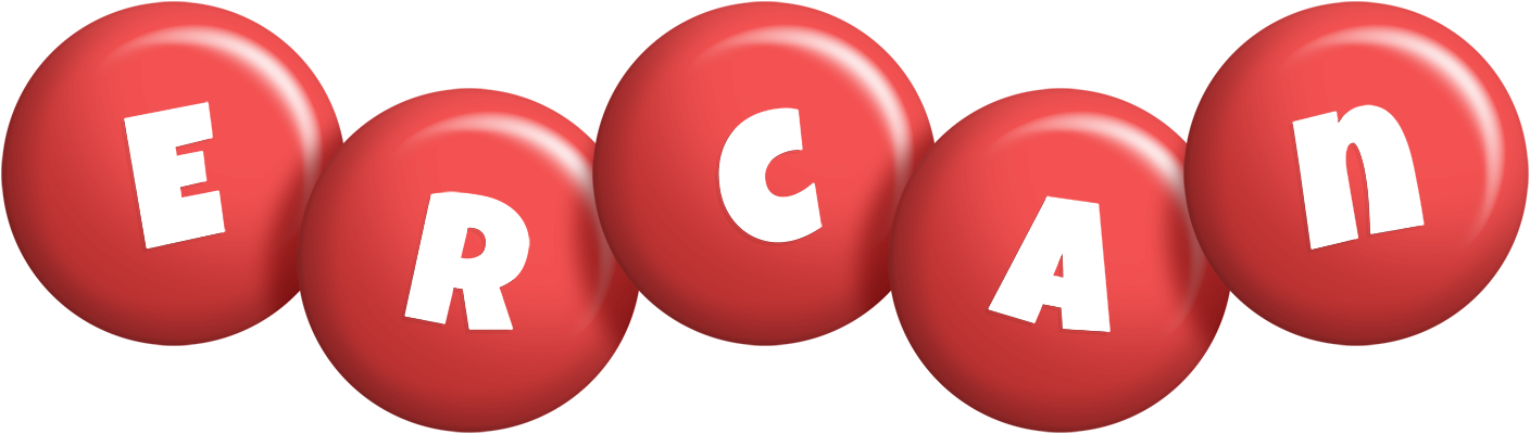 Ercan candy-red logo