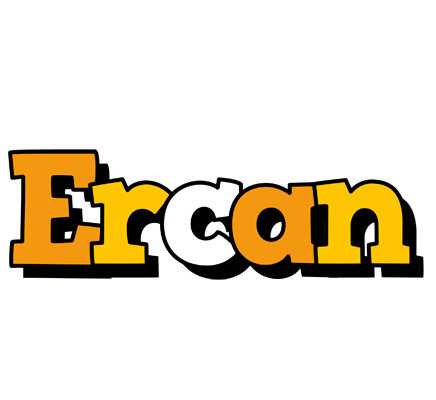 Ercan cartoon logo