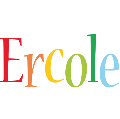 Ercole birthday logo