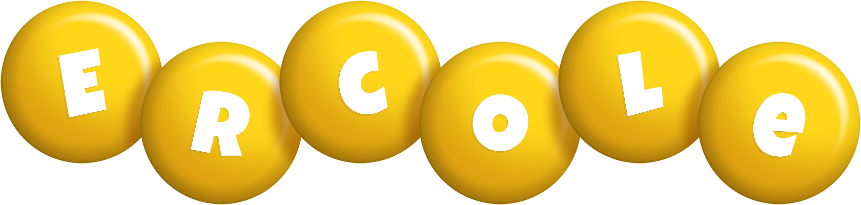 Ercole candy-yellow logo