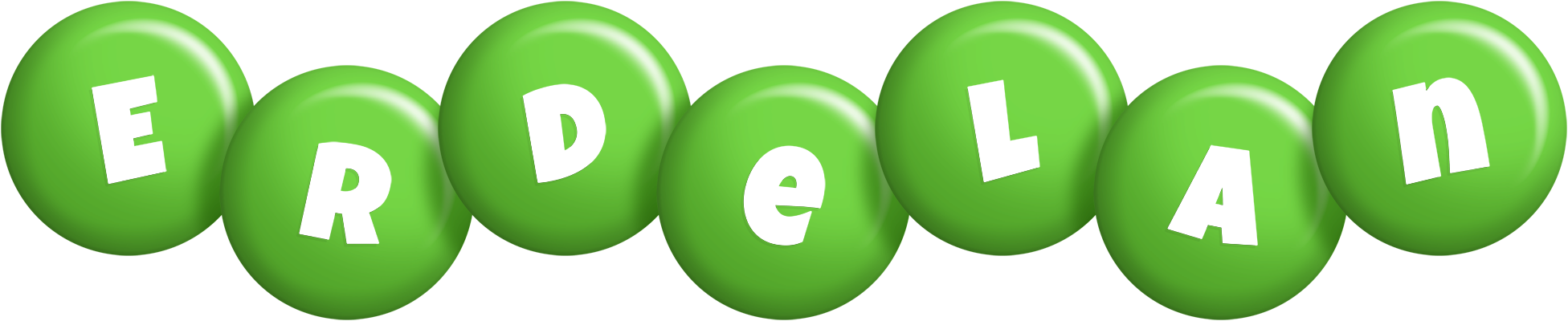 Erdelan candy-green logo