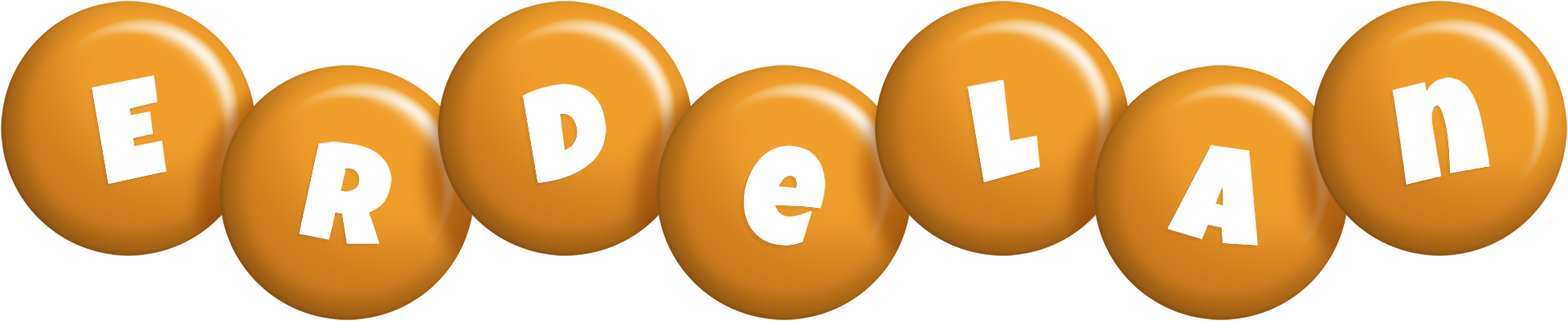 Erdelan candy-orange logo