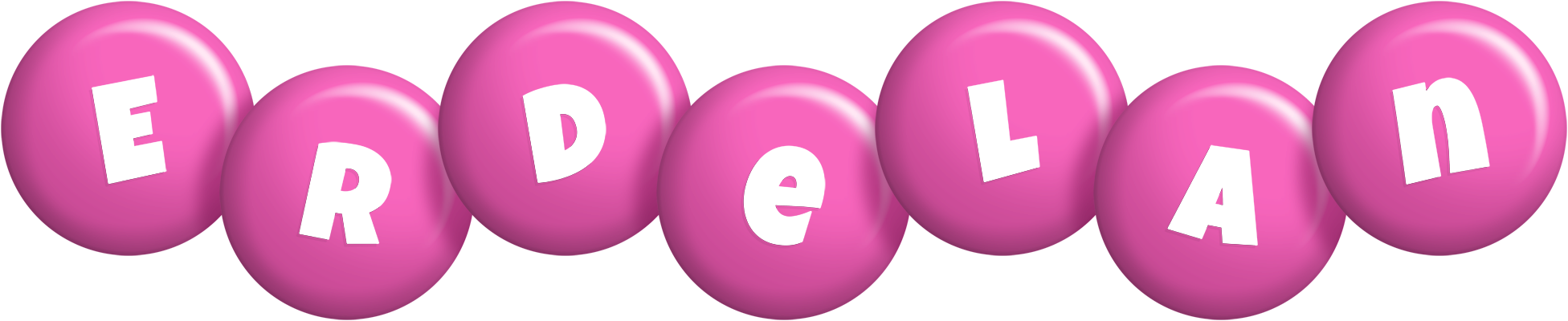 Erdelan candy-pink logo