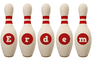 Erdem bowling-pin logo