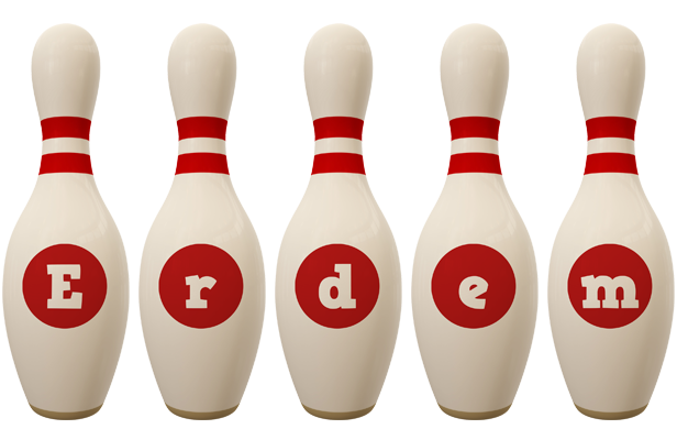 Erdem bowling-pin logo