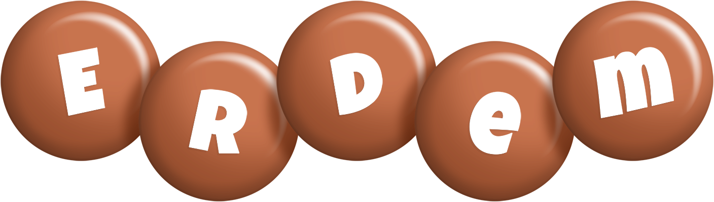 Erdem candy-brown logo