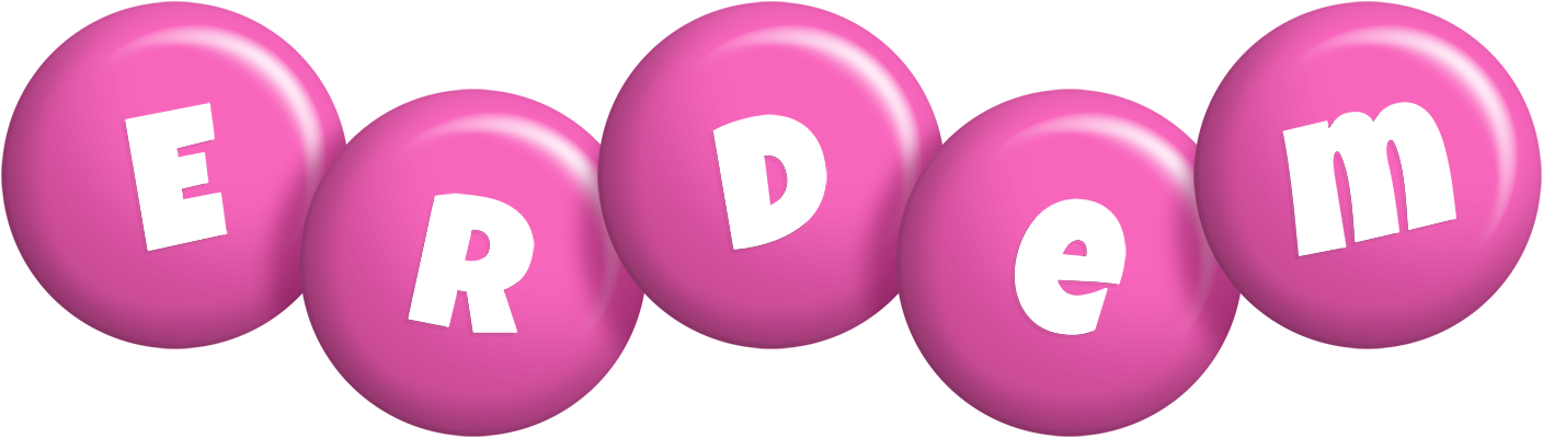 Erdem candy-pink logo