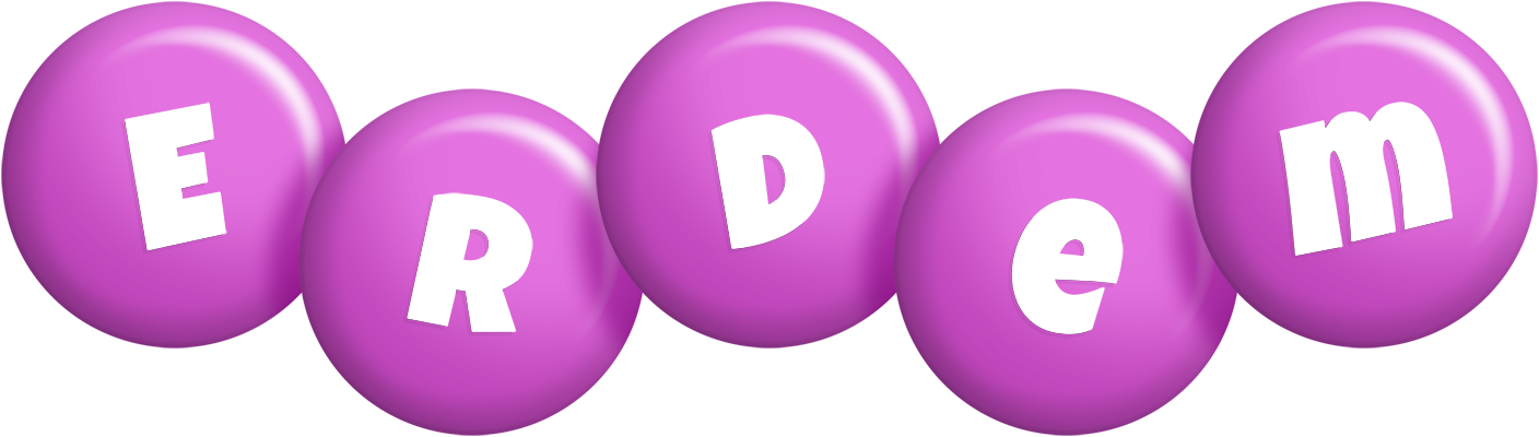 Erdem candy-purple logo