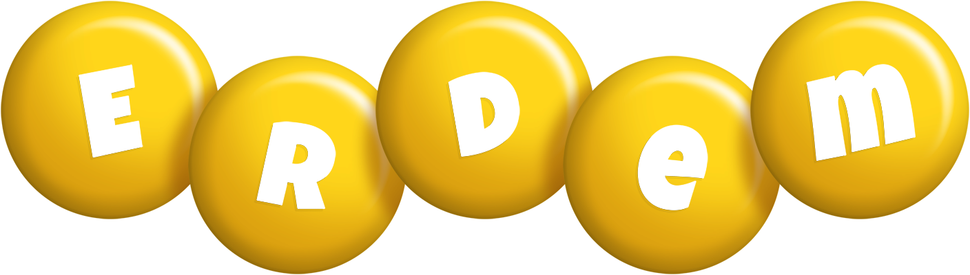 Erdem candy-yellow logo