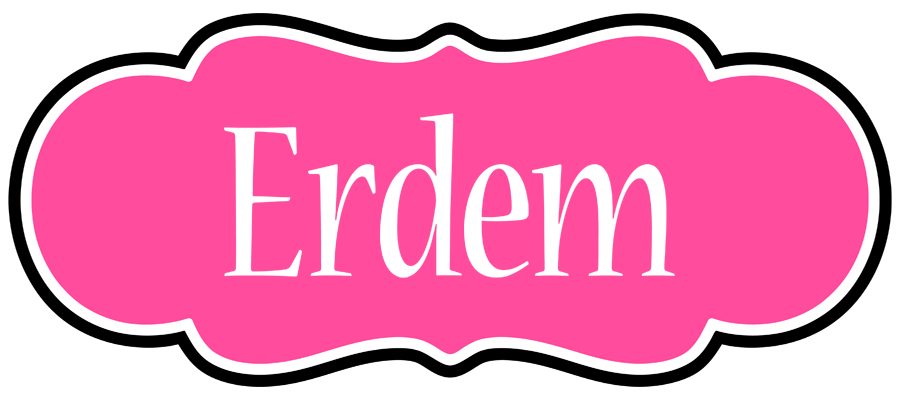 Erdem invitation logo