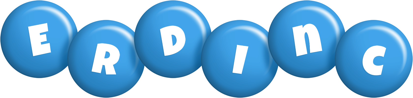 Erdinc candy-blue logo