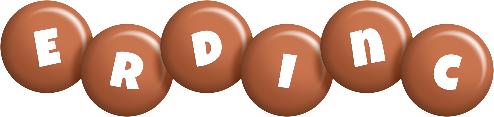 Erdinc candy-brown logo