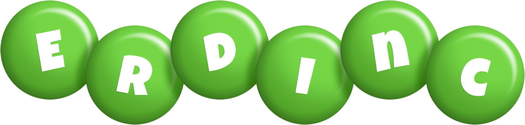 Erdinc candy-green logo