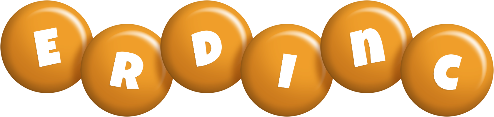Erdinc candy-orange logo