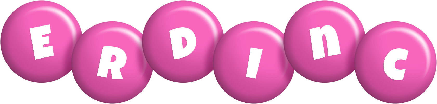 Erdinc candy-pink logo