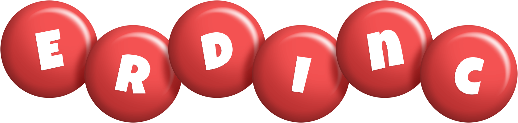Erdinc candy-red logo