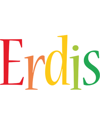 Erdis birthday logo