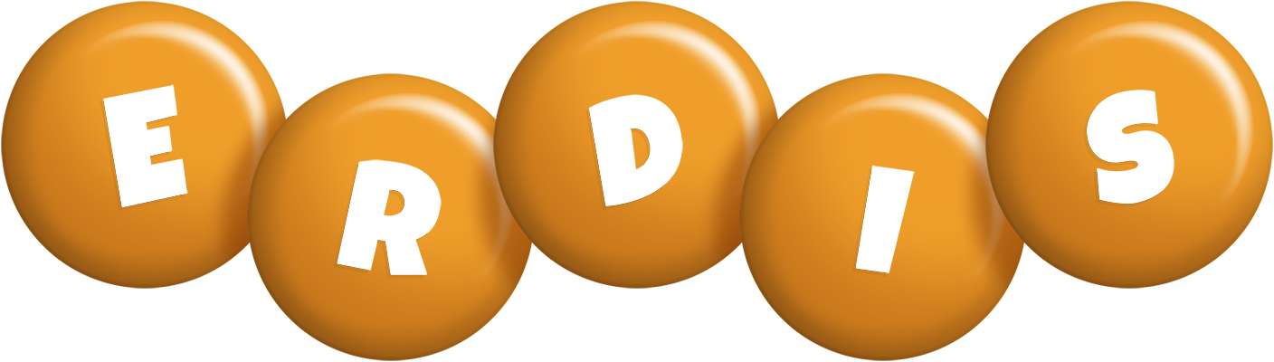 Erdis candy-orange logo