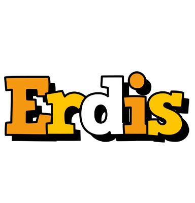 Erdis cartoon logo