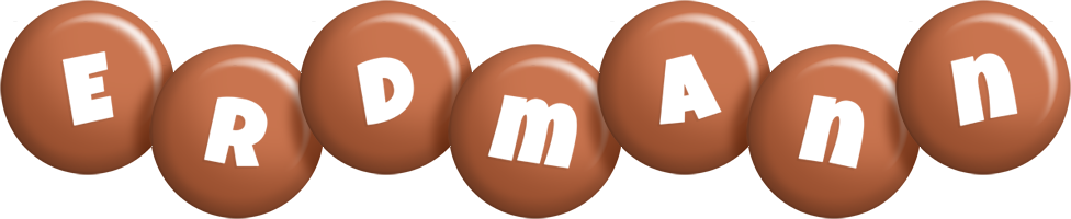 Erdmann candy-brown logo
