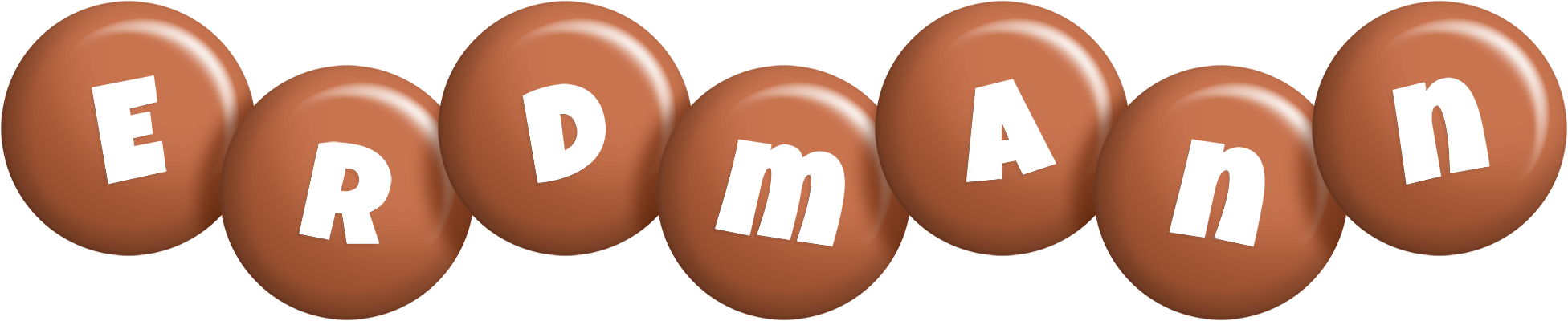 Erdmann candy-brown logo