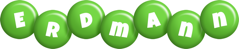 Erdmann candy-green logo