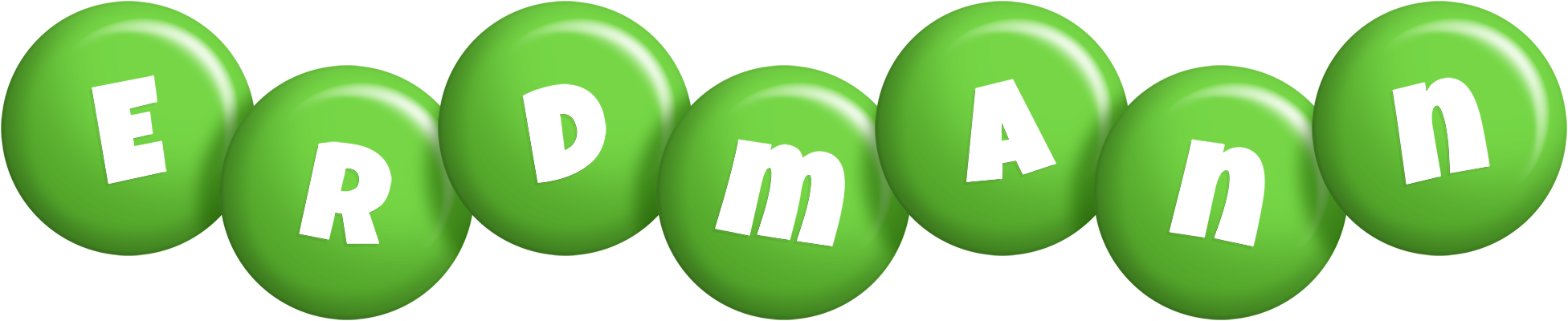 Erdmann candy-green logo