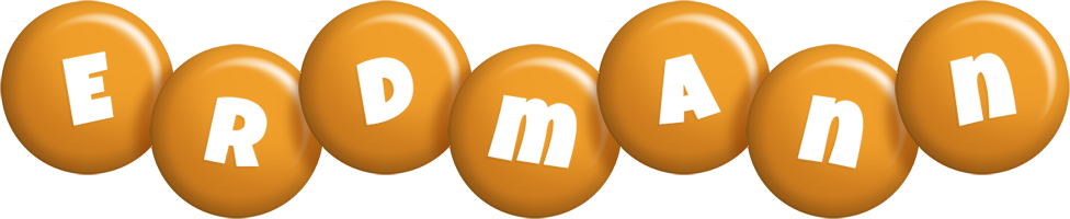 Erdmann candy-orange logo
