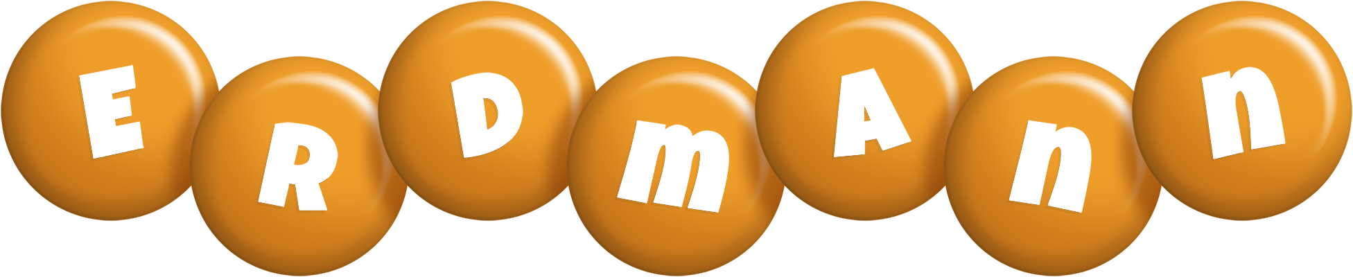 Erdmann candy-orange logo