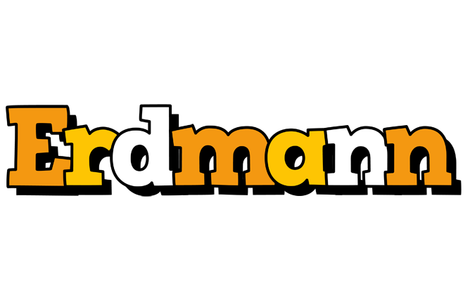 Erdmann cartoon logo