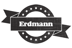 Erdmann grunge logo