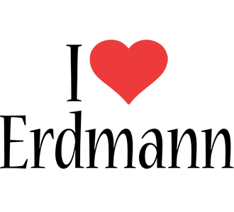 Erdmann i-love logo