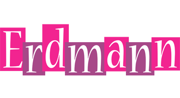 Erdmann whine logo