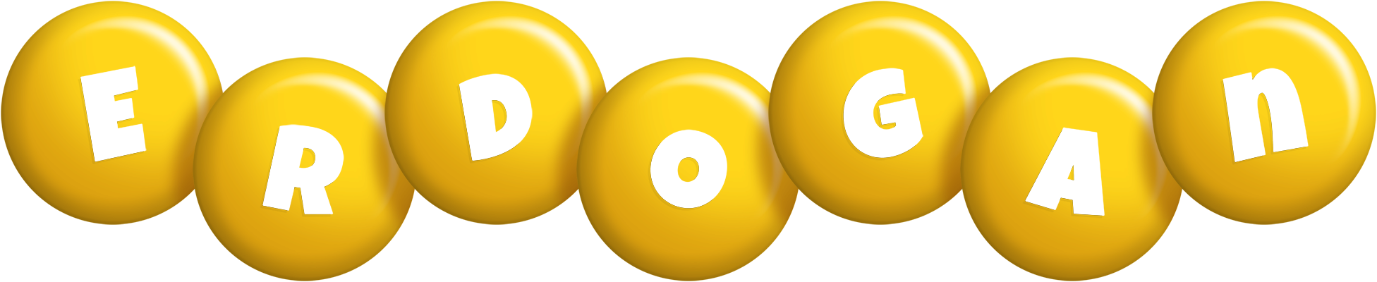 Erdogan candy-yellow logo