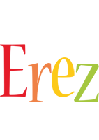 Erez birthday logo