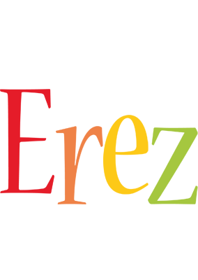 Erez birthday logo