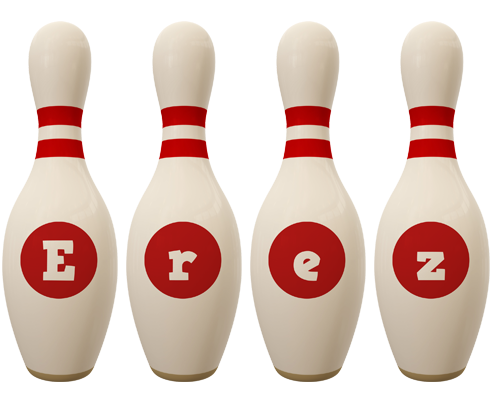 Erez bowling-pin logo