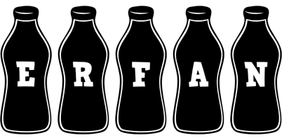 Erfan bottle logo