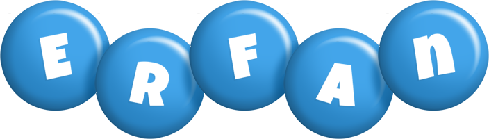 Erfan candy-blue logo