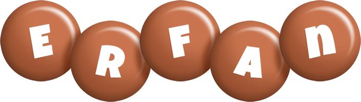 Erfan candy-brown logo