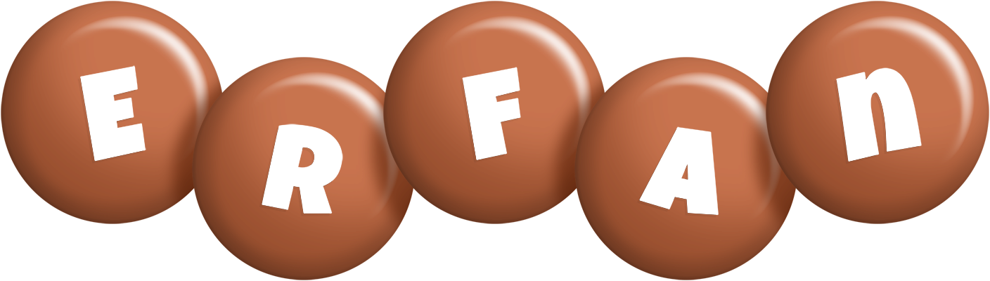 Erfan candy-brown logo