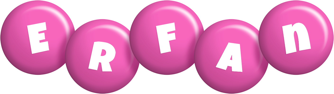 Erfan candy-pink logo