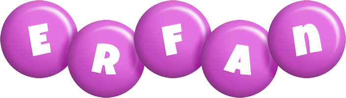 Erfan candy-purple logo