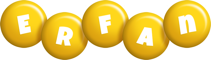 Erfan candy-yellow logo