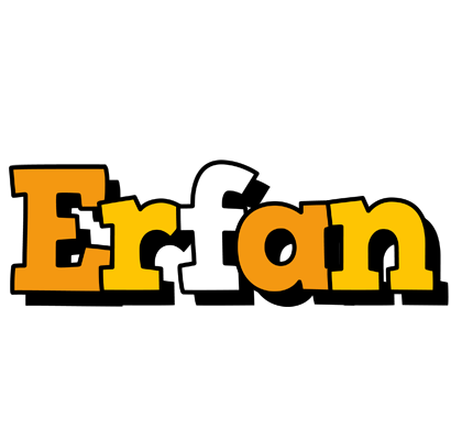 Erfan cartoon logo